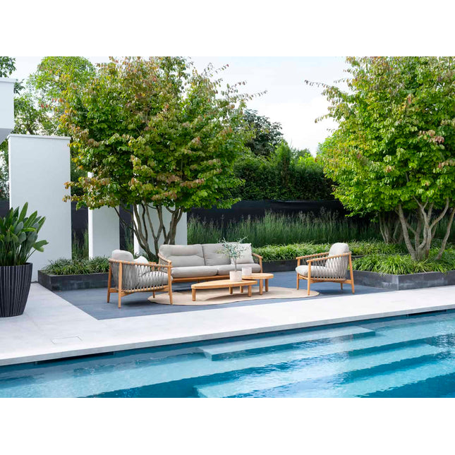 4 Seasons Outdoor Nora 3-Sitzer-Lounge-Sofa inkl