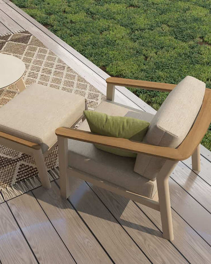 Taste 4SO Olivia Lounge Set 3-Sitzer-Lounge-Sofa + 2x Lounge Chair + Emma Kaffeetische