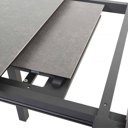 Taste 4SO Optimum Verschiebungen Tisch Keramik Anthrazit 220-280-340 cm