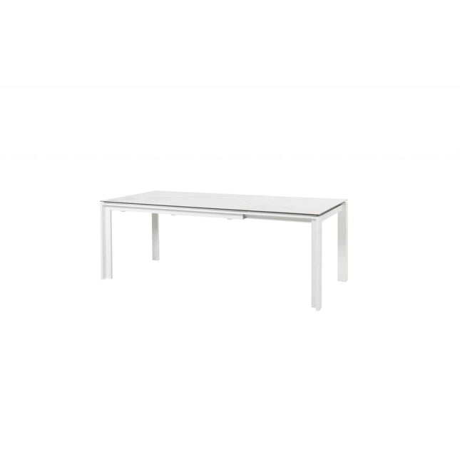 Taste 4SO optimale Verschiebungen Tisch Keramik Weiß 220-280-340 cm