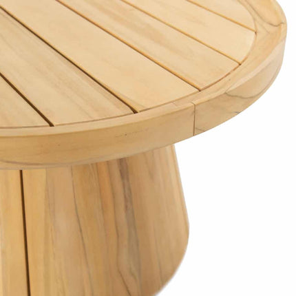 4 Seasons Outdoor Pablo Couchtisch Teak 80 cm Ø (H 30)