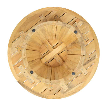 4 Seasons Outdoor Pablo Couchtisch Teak 80 cm Ø (H 30)