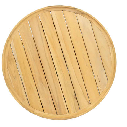 4 Seasons Outdoor Pablo Couchtisch Teak 80 cm Ø (H 30)