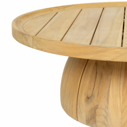 4 Seasons Outdoor Pablo Couchtisch Teak 80 cm Ø (H 30)