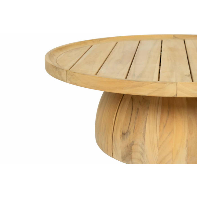 4 Seasons Outdoor Pablo Couchtisch Teak 80 cm Ø (H 30)