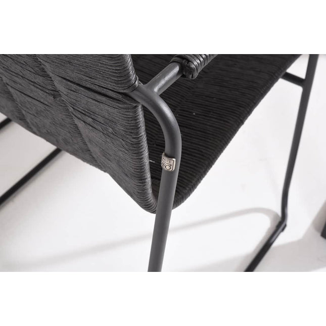 Taste 4SO Palma Dining Anthrazit + Basso Teaktabelle 240 cm