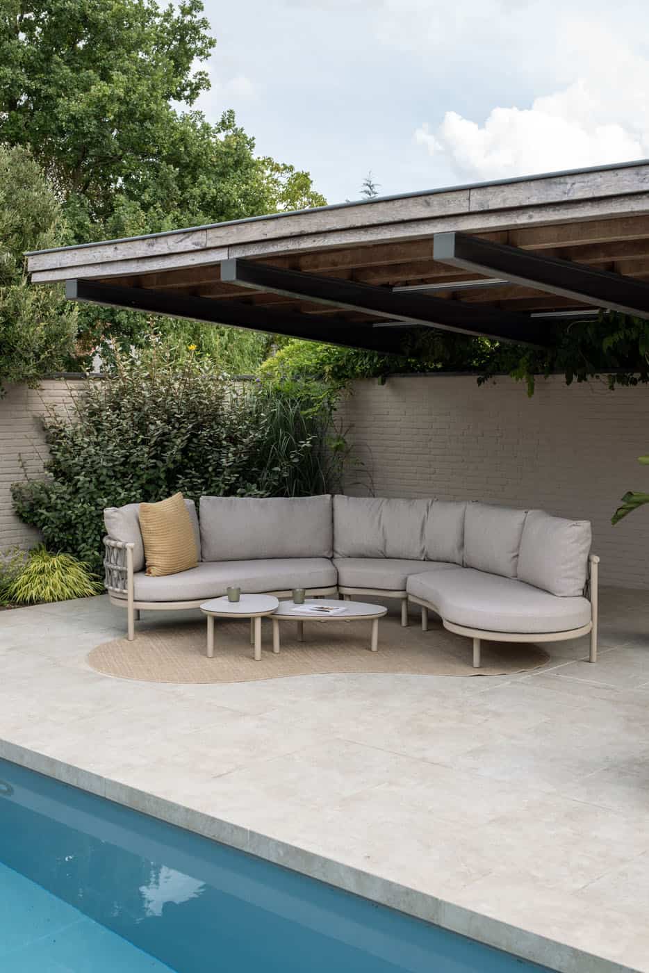 4SO Piacenza lounge set latte met Monroe salontafels (2 st.) - afbeelding 15