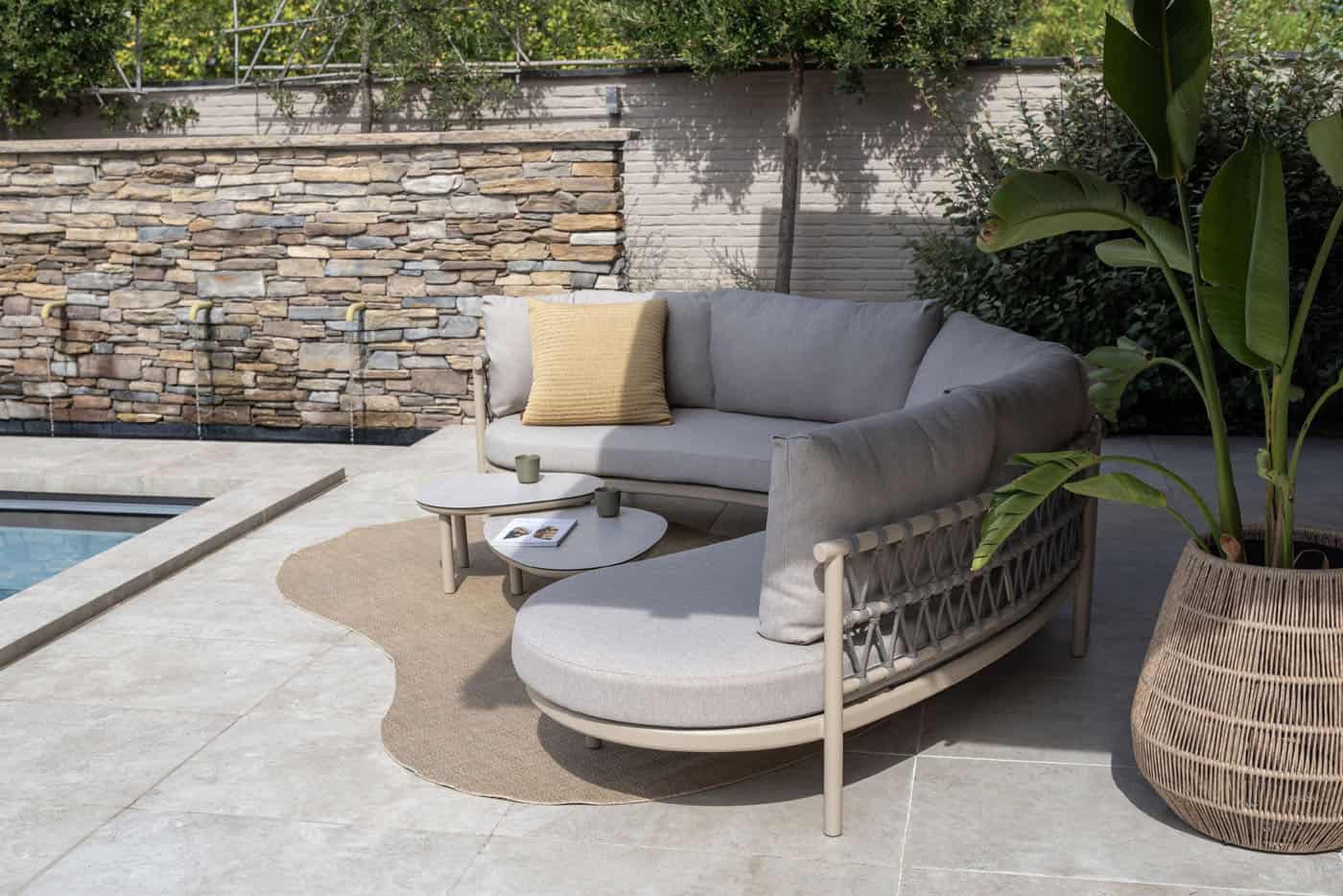 4SO Piacenza lounge set latte met Demi salontafels (2 st.) - afbeelding 4
