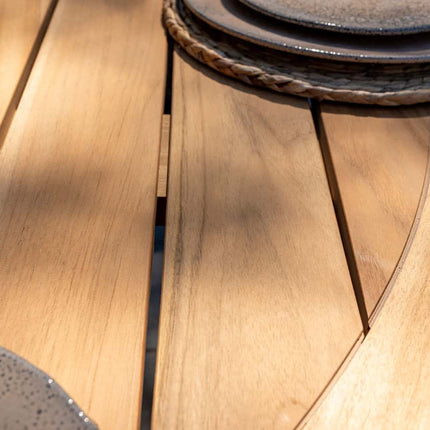 Taste 4SO Prado Teak Tabelle 160 Ø CM Latte Base