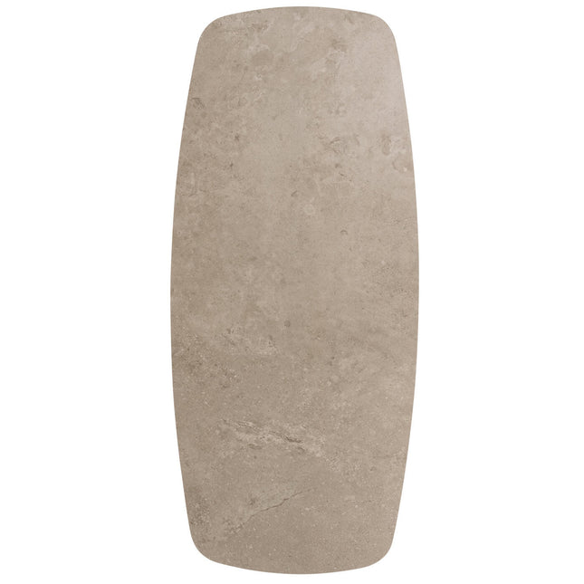 Taste 4SO Prado -Tisch mit Keramik -Tisch -Top -Fass -Anthrazit 240 cm