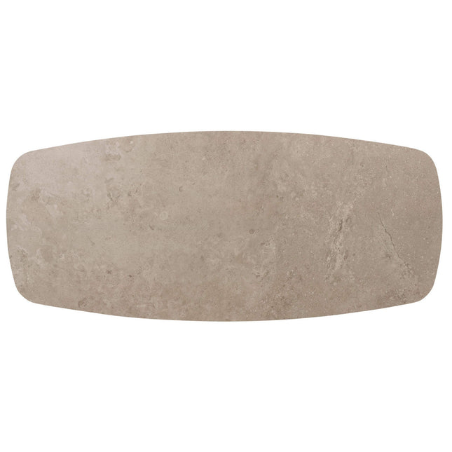 4 Seasons Outdoor Moretti High Back Speisestuhl + Taste 4SO Prado Tisch mit Keramiktisch Top Barrel Terre 240 cm