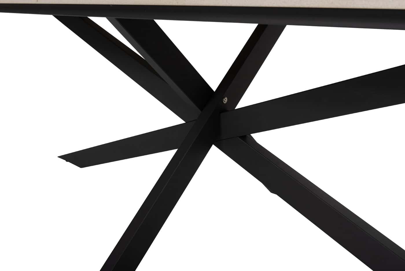 4SO Manitoba dining set anthracite (6 st.) met Prado tafel 240x105cm