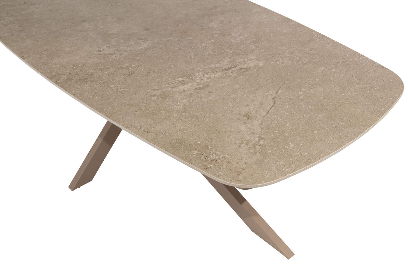 4SO Manitoba dining set latte (6 st.) + Taste 4SO Prado tafel 240x105cm