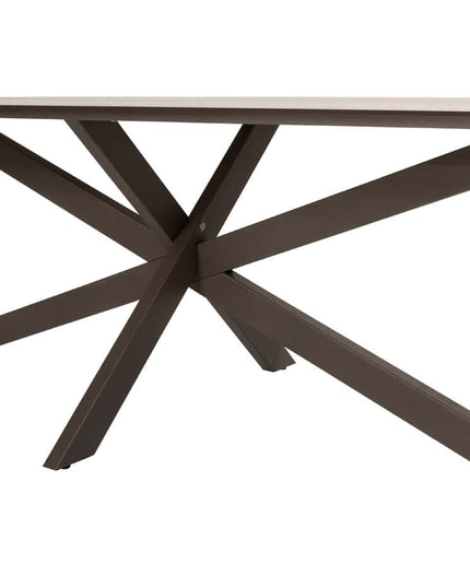 4 Seasons Outdoor Veneto Dining Terre + Taste 4SO Prado Tisch mit Keramik -Tisch -Top Barrel Terre 240 cm