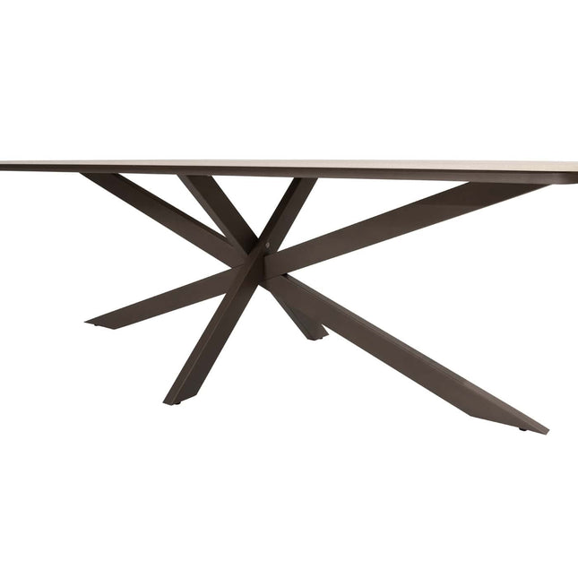 Taste 4SO Prado Tisch mit Keramiktisch Top Barrel Terre 240 cm