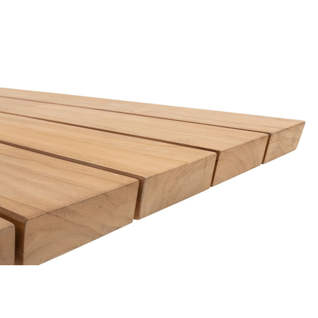 Taste 4SO Prado Bar Table Anthrazit 200 x 70 x 105 cm. Teaktisch -Top