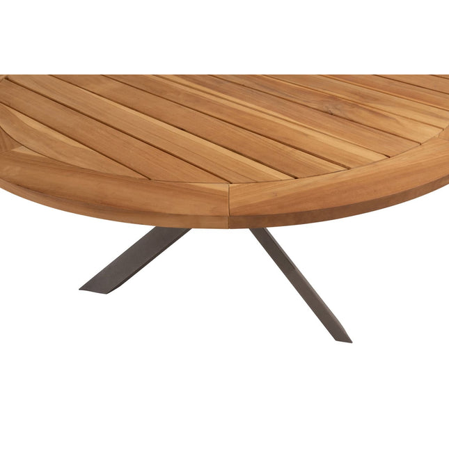Taste 4SO Prado Teak Tabelle 160 Ø CM Terre Chassis