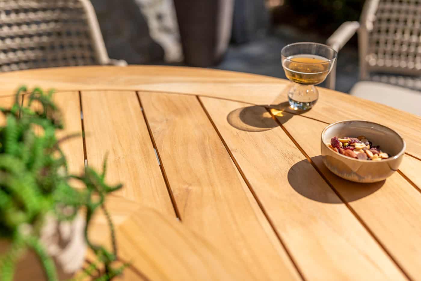 4SO Allora dining set latte (6 st.) + Taste 4SO Prado tafel 160cm - afbeelding 4
