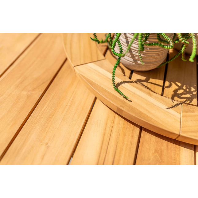 4 Seasons Outdoor Como Dining + Taste 4SO Prado Teak Tabelle 160 Ø cm