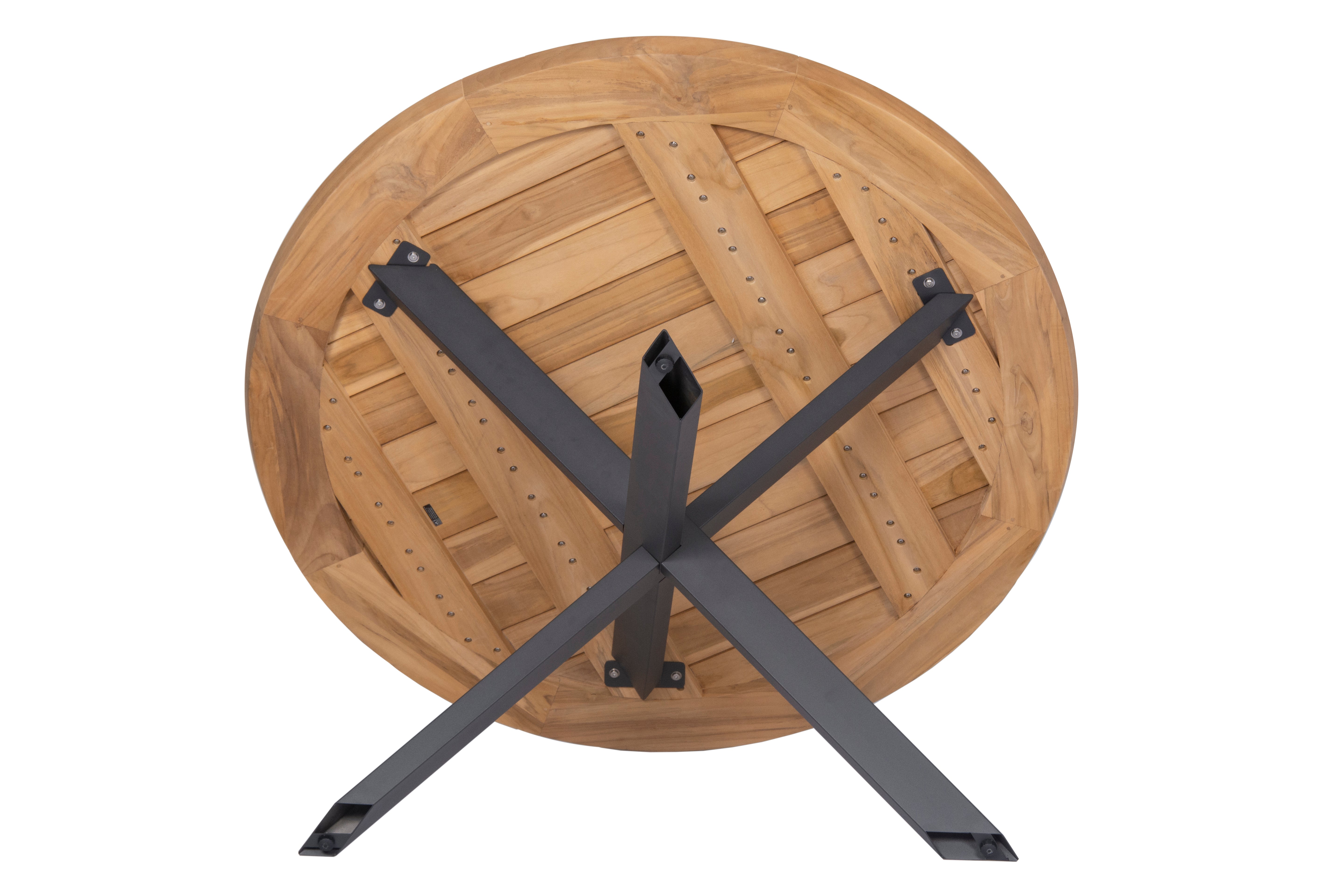 Taste 4SO Prado dining table natural teak 130cm round - Detail view