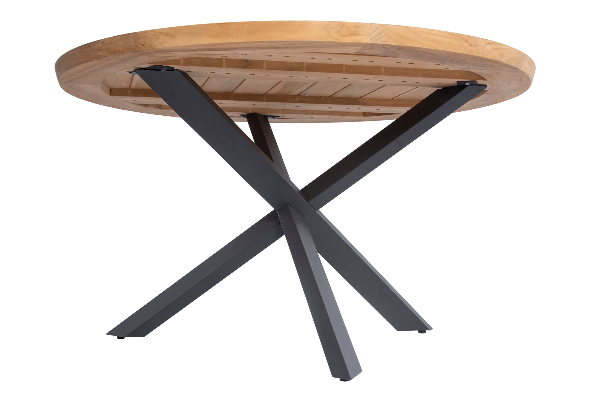 Taste 4SO Prado dining table natural teak 130cm round - Detail view