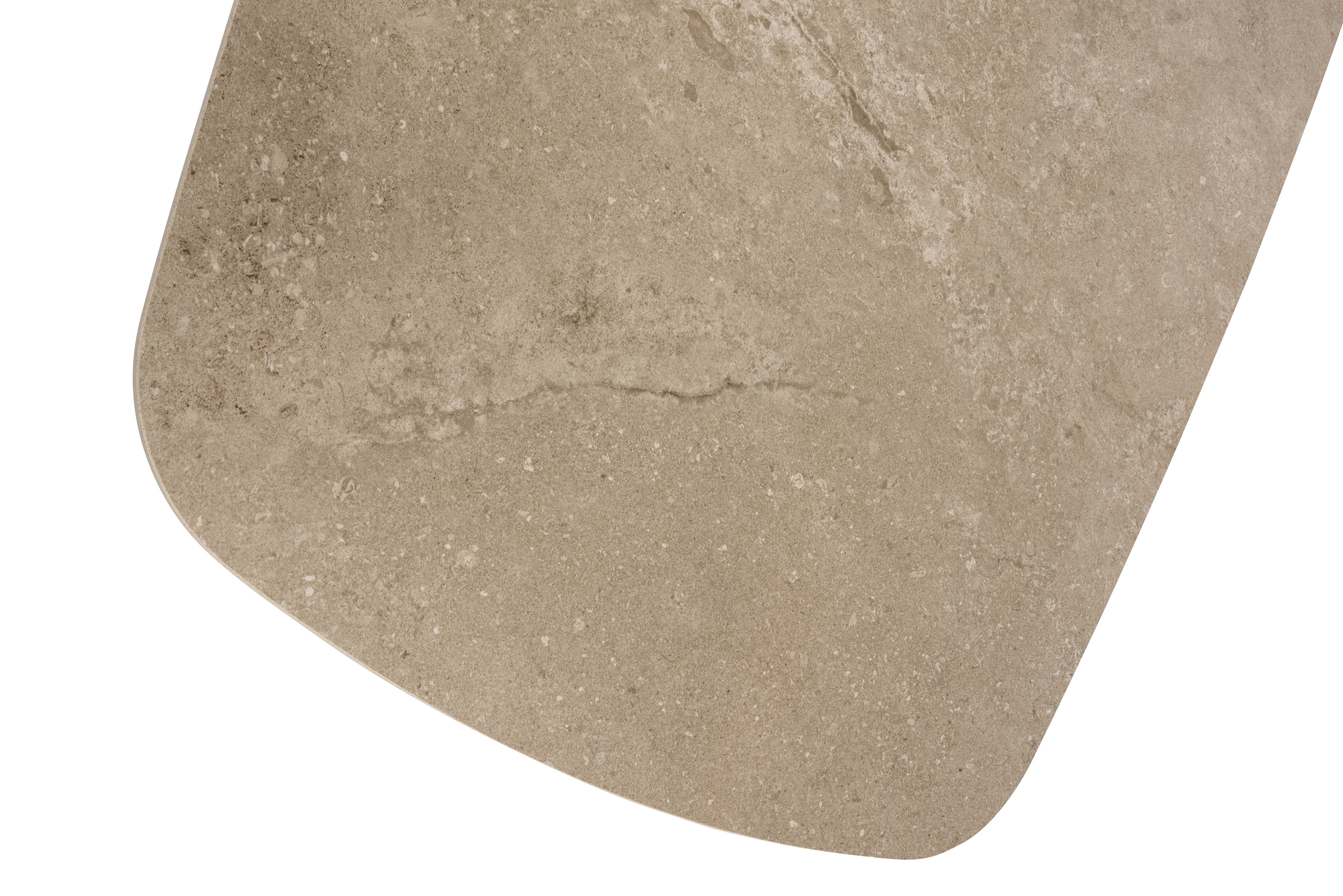 Taste 4SO Prado dining table ceramic sabbia panna 160cm round - Detail view