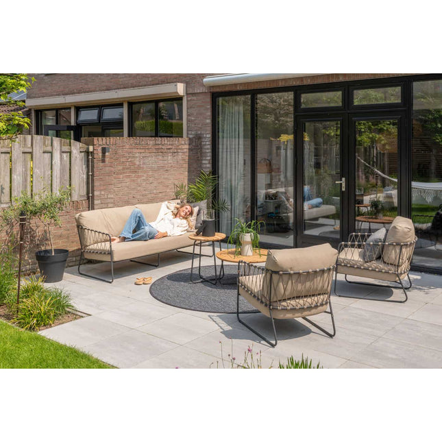 Taste 4SO Prego 3-Sitzer-Lounge-Sofa inkl. 3 Kissen