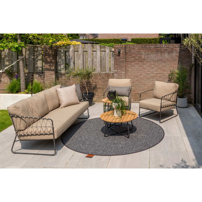 Taste 4SO Prego 3-Sitzer-Lounge-Sofa inkl. 3 Kissen