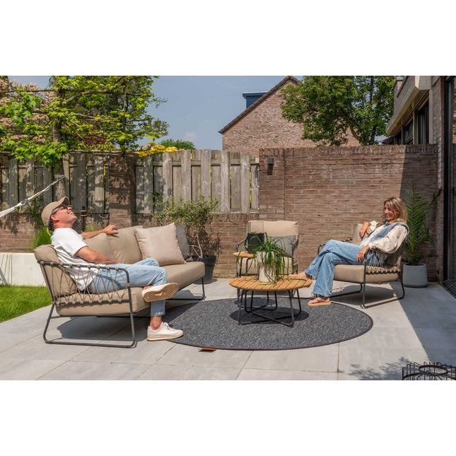 Taste 4SO Prego 3-Sitzer-Lounge-Sofa inkl. 3 Kissen