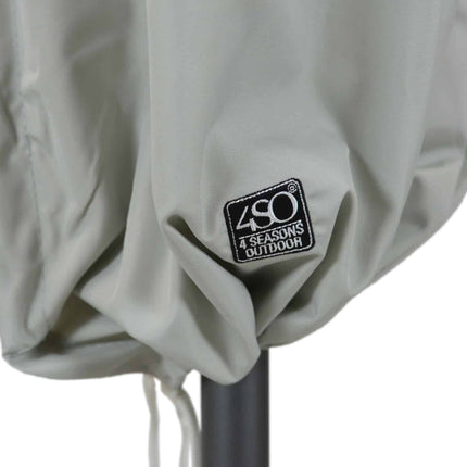 4 Seasons Outdoor Azzurro 350 cm Ø Mittelgrau
