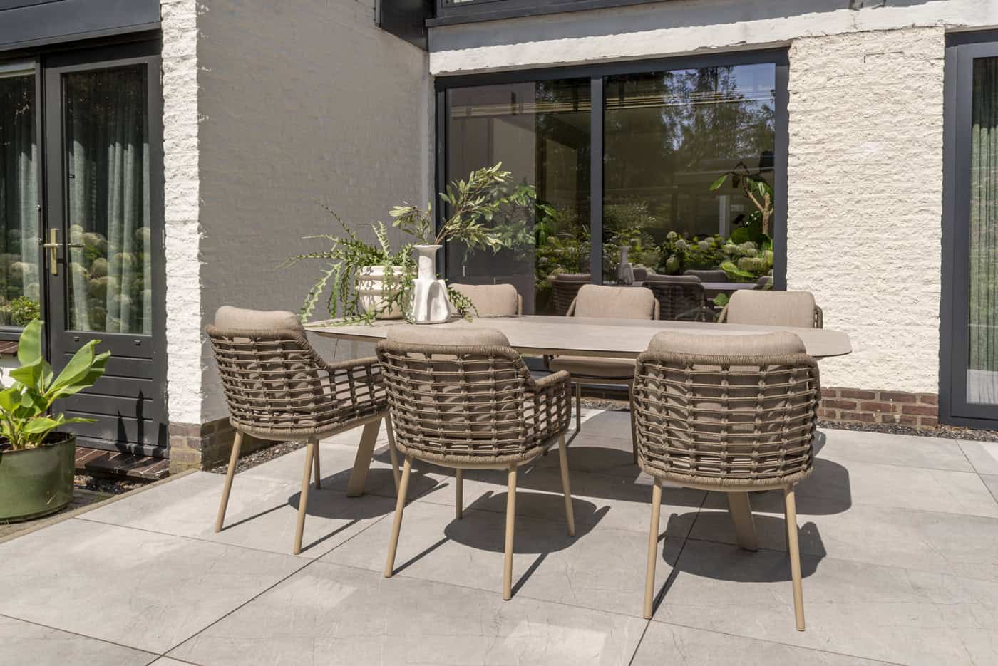 4SO Puglia dining set (6 st.) met Manolo tafel 240x103cm - afbeelding 4