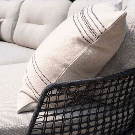 Taste 4SO Rhodes Chaise Lounge Bank + 4 Seasons Outdoor Verdi Kaffee Teak Teak 73 Ø CM