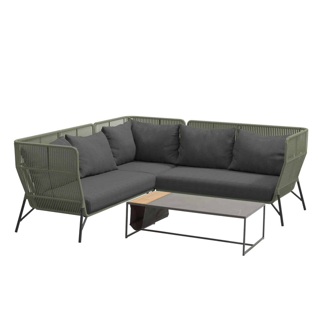 4 Seasons Outdoor Altoro Lounge Set + Atlas Couchtabelle 122 cm