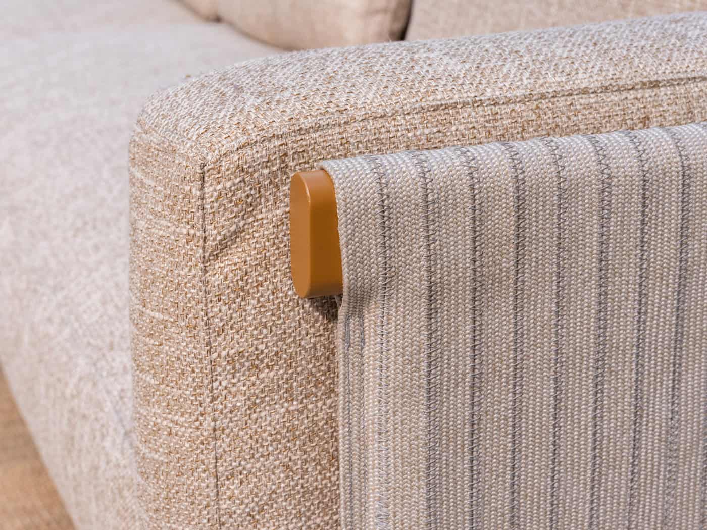 4SO Safina modulaire bank met chaise longue amber - afbeelding 6