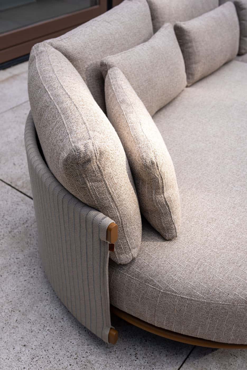 4SO Safina modulaire bank met chaise longue amber - afbeelding 4