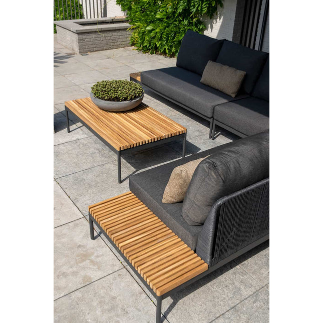 Taste 4SO Sakura Couchtisch mit Teaktisch -Tisch 120 x 70 x 35 cm