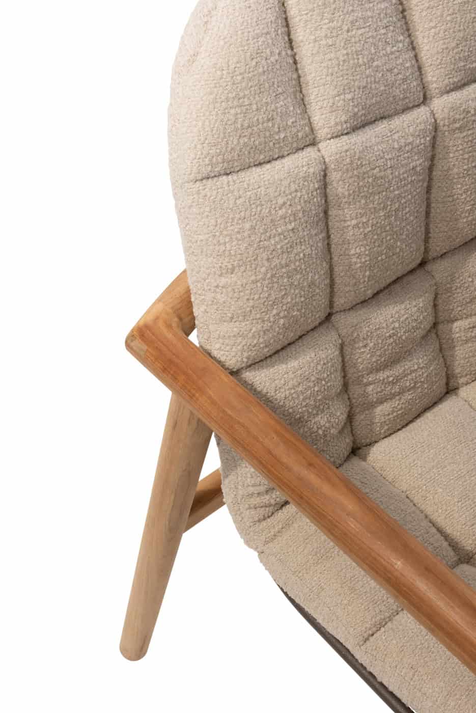 Taste 4SO Samos Essstuhl (6 St.) + Taste 4SO Capri Tisch Fassform Teak 240 cm