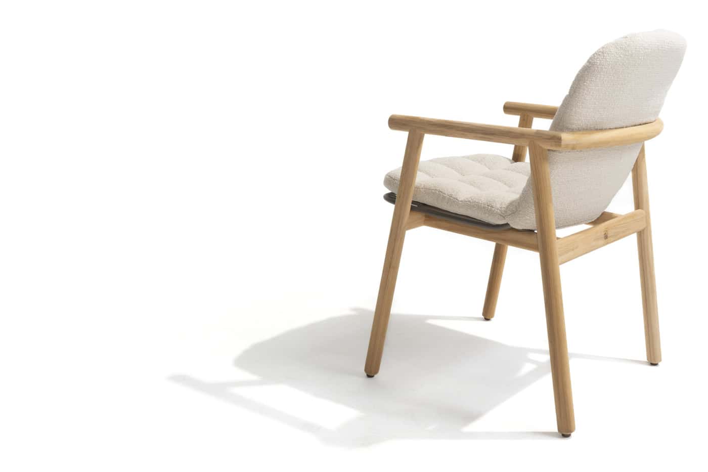 4 Seasons Outdoor Samos dining stoel + Taste 4SO Prado teak tafel 130 Ø cm