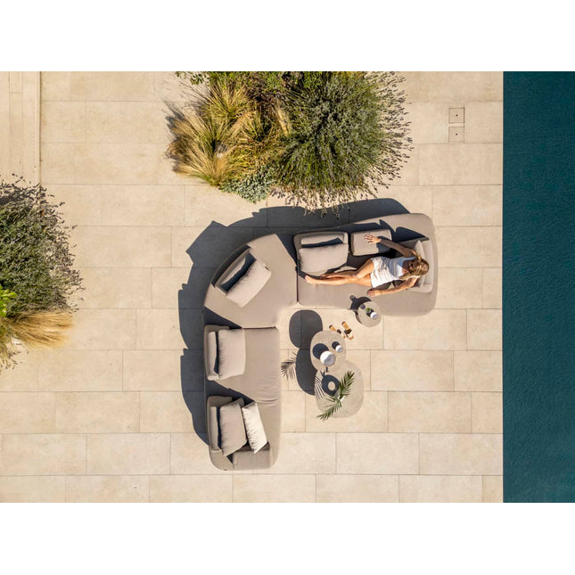 4 Seasons Outdoor Santorin Ecksofa ohne Couchtisch