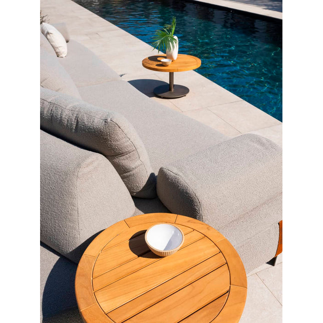 4 Seasons Outdoor Santorini Ecksofa + Sofie Kaffeetische