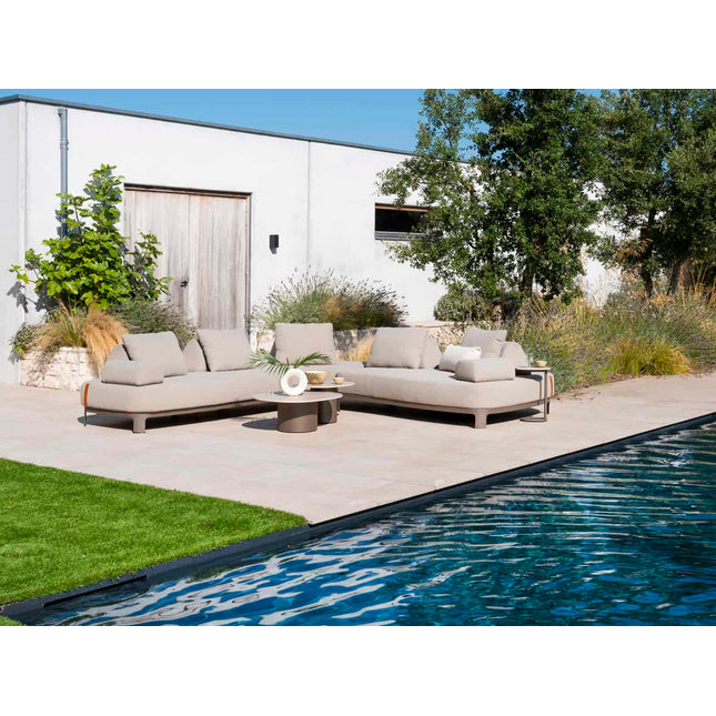 4 Seasons Outdoor Santorin Ecksofa ohne Couchtisch