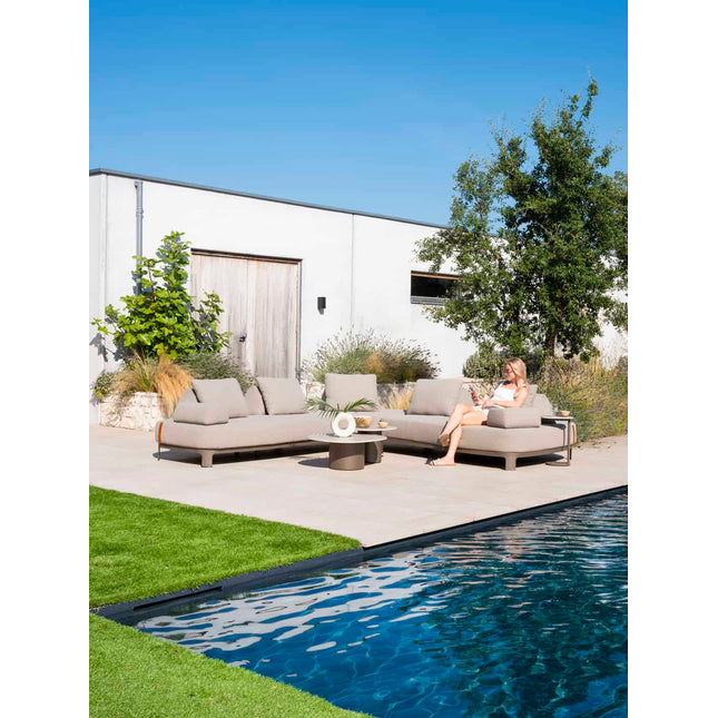4 Seasons Outdoor Santorin Ecksofa ohne Couchtisch