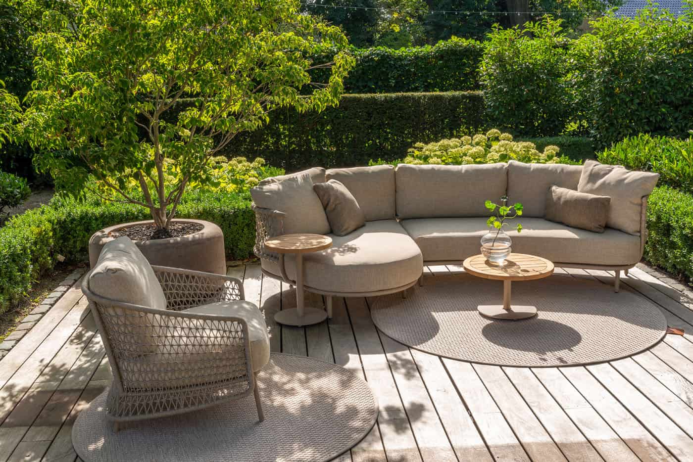 4SO Sardinia lounge set sofa met Volta tafels (2 st.) - afbeelding 13