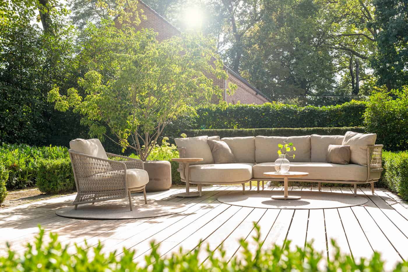 4SO Sardinia lounge set sofa met Volta tafels (2 st.) - afbeelding 12