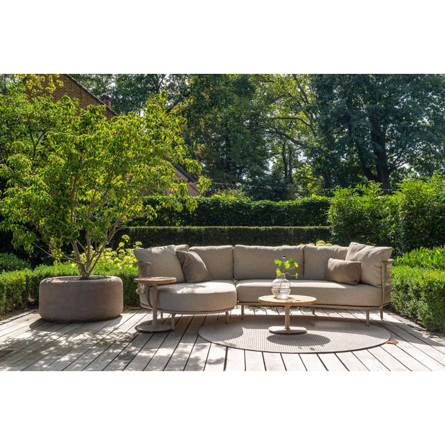 4 Seasons Outdoor Sardinia Chaise Lounge Bank + Finn Couchtisch 60 Ø CM