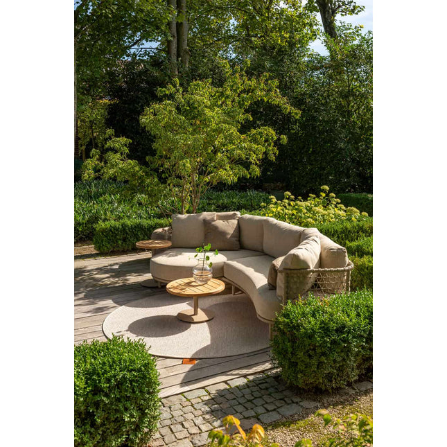 4 Seasons Outdoor Sardinia Chaise Lounge Bank + Finn Couchtisch 60 Ø CM