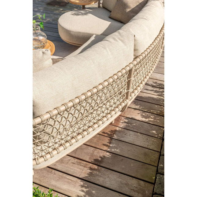 4 Seasons Outdoor Sardinia Chaise Lounge Bank + Verdi Coucht Tabelle 73 Ø CM