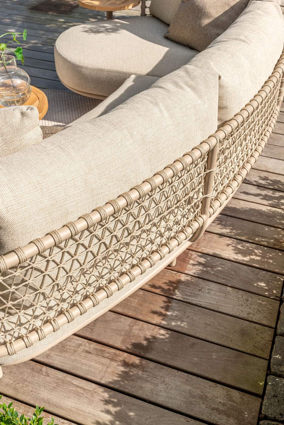 4SO Sardinia lounge set sofa met Volta tafels (4 st.)