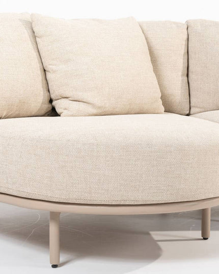 4 Seasons Outdoor Sardinia Chaise Lounge Bank + Volta Couchtisch 60 Ø CM