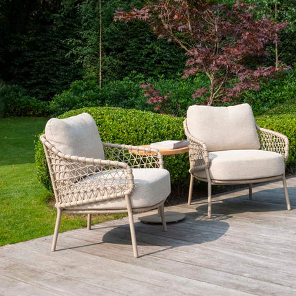 4 Seasons Outdoor Sardinia Low Dining Chair inkl. 2 Kissen